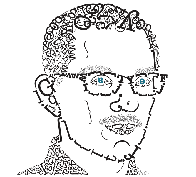 Type self-portrait